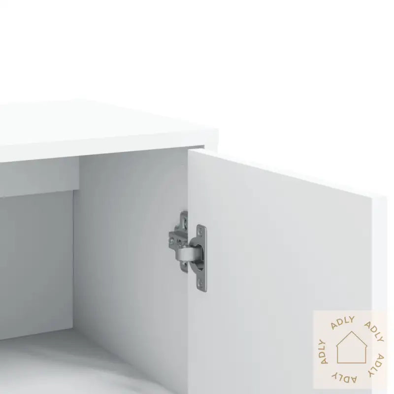 Skjenker 2 Stk Hvit 60X31X84 Cm Konstruert Tre