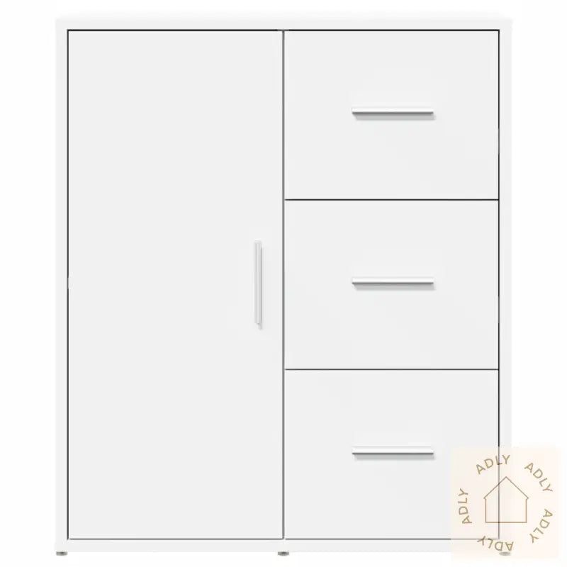 Skjenker 2 Hvit 60X31X70 Cm Konstruert Tre