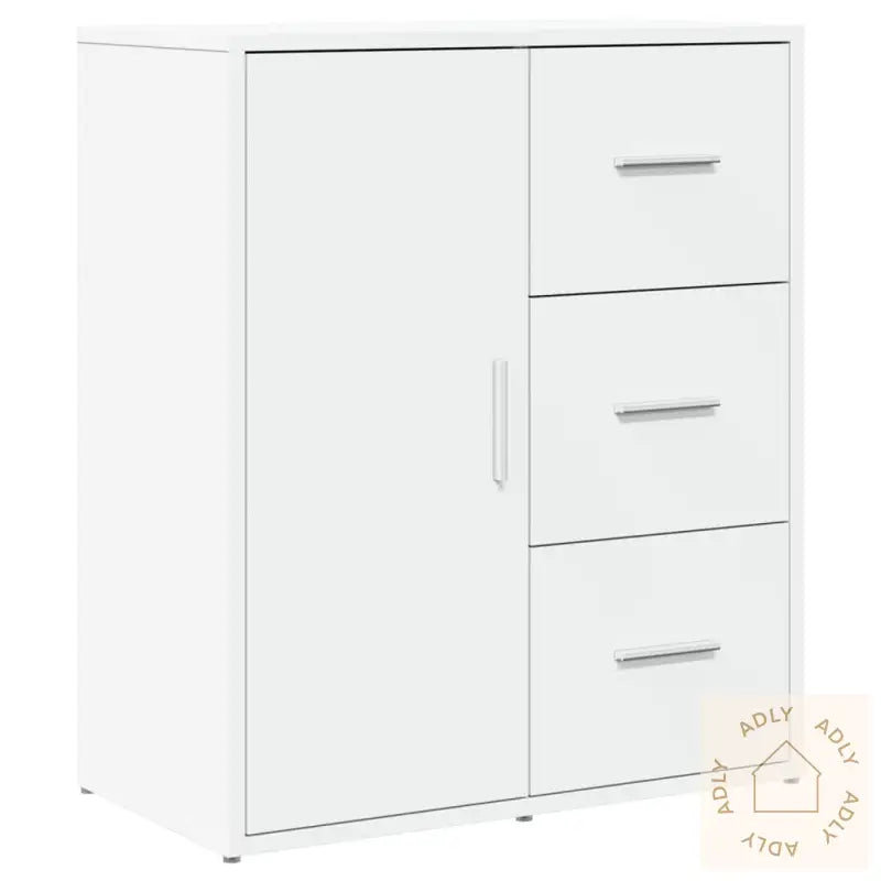 Skjenker 2 Hvit 60X31X70 Cm Konstruert Tre