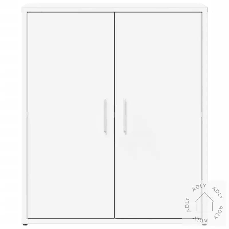 Skjenker 2 Stk Hvit 60X31X70 Cm Konstruert Tre