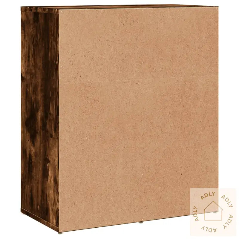 Skjenker 2 Røkt Eik 60X31X70 Cm Konstruert Tre