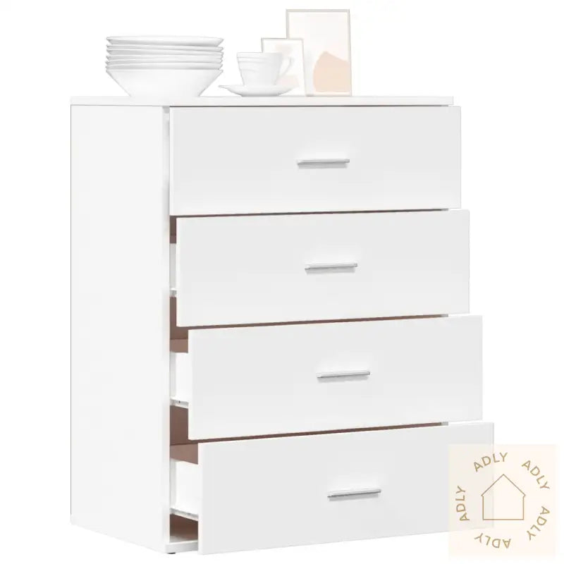 Skjenk Hvit 60X39X80 Cm Konstruert Tre