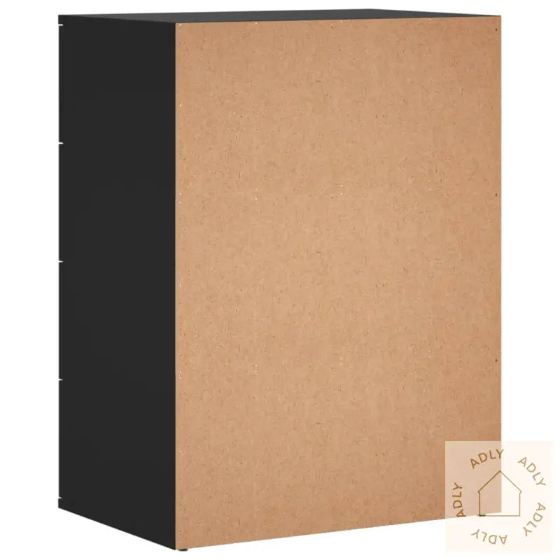 Skjenk Svart 60X39X80 Cm Konstruert Tre