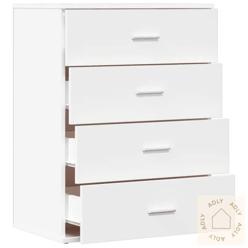 Skjenk Hvit 60X39X80 Cm Konstruert Tre