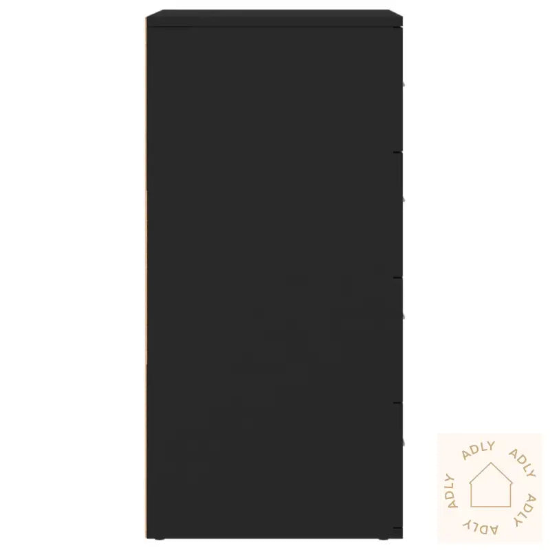 Skjenk Svart 60X39X80 Cm Konstruert Tre