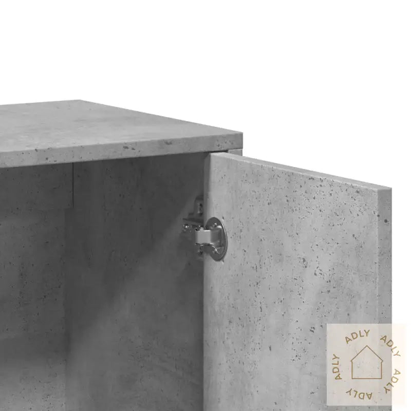 Skjenker 2 Betonggrå 60X31X70 Cm Konstruert Tre