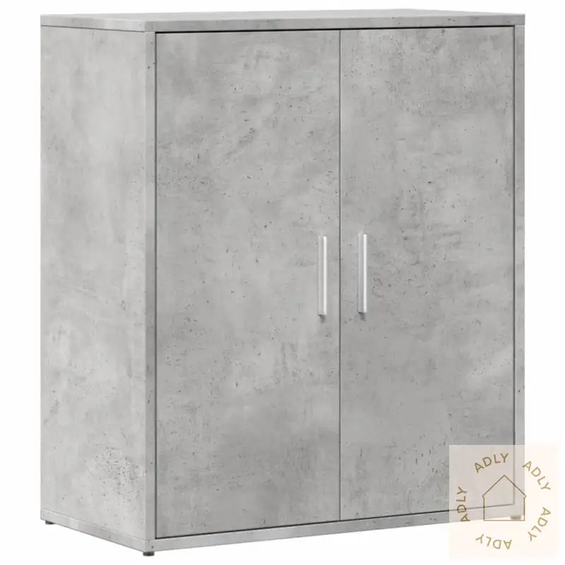 Skjenker 2 Betonggrå 60X31X70 Cm Konstruert Tre