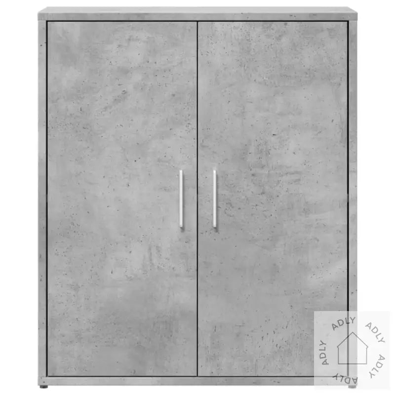 Skjenker 2 Betonggrå 60X31X70 Cm Konstruert Tre