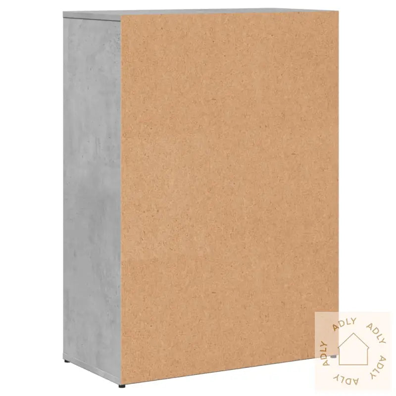 Skjenker 2 Betonggrå 60X30X84 Cm Konstruert Tre