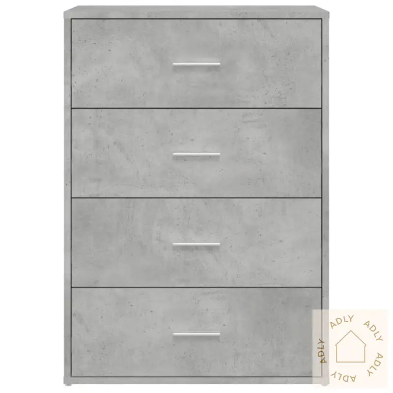 Skjenker 2 Stk Betonggrå 60X31X84 Cm Konstruert Tre