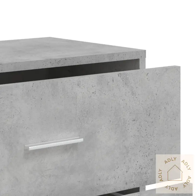 Skjenker 2 Stk Betonggrå 60X31X84 Cm Konstruert Tre