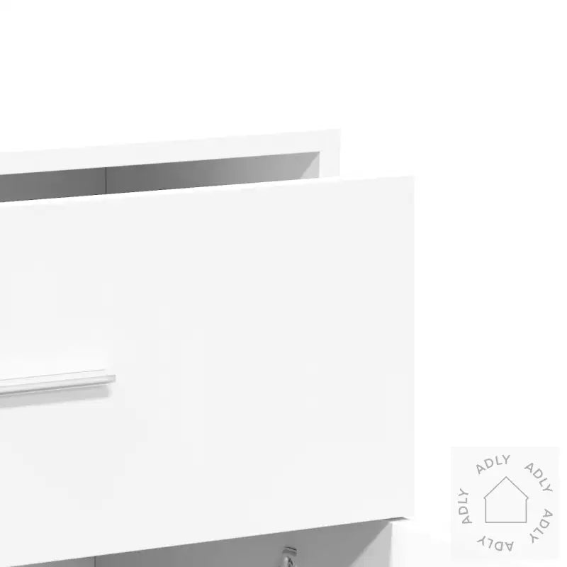 Skjenker 2 Hvit 60X31X70 Cm Konstruert Tre