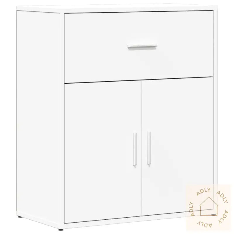 Skjenker 2 Hvit 60X31X70 Cm Konstruert Tre