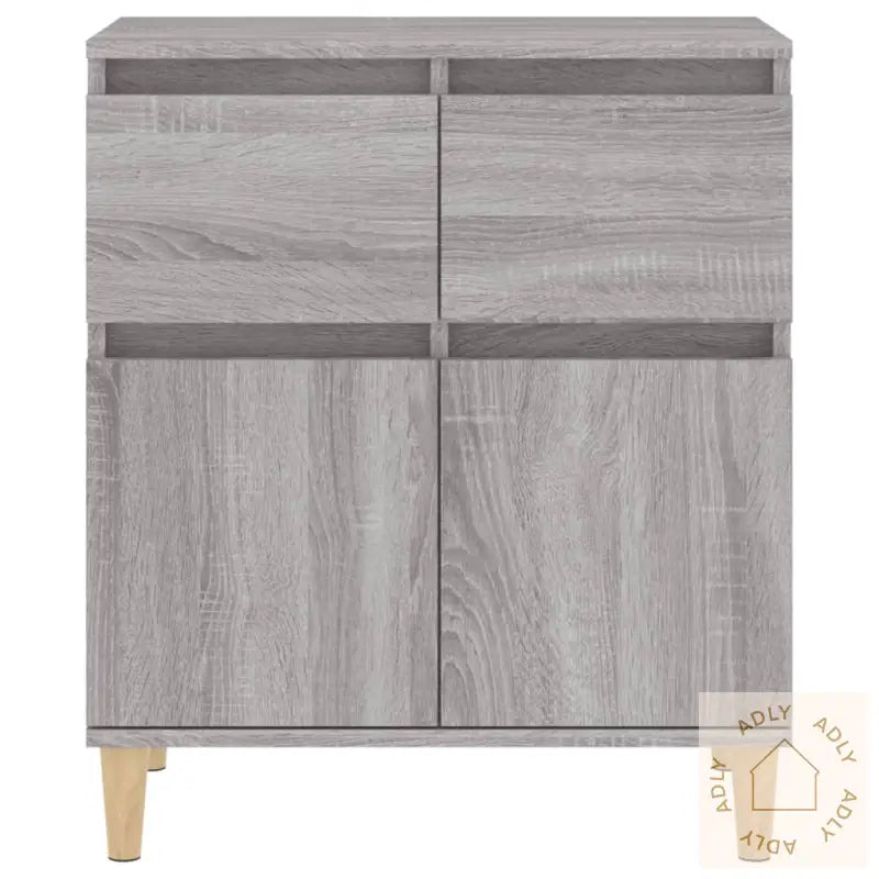 Skjenk Grå Sonoma 60X35X70 Cm Konstruert Tre