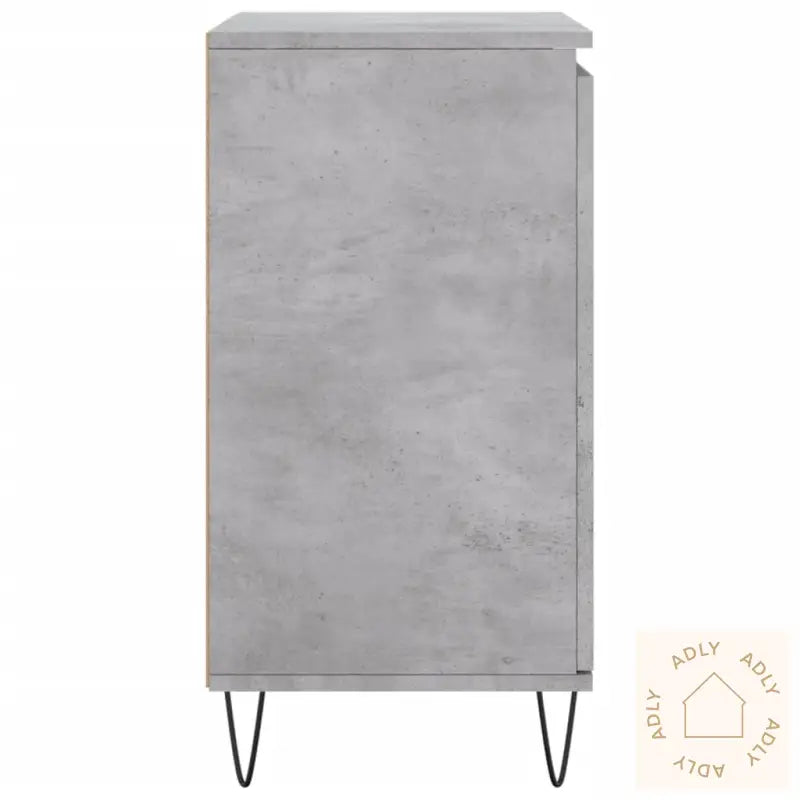 Skjenk Betonggrå 60X35X70 Cm Konstruert Tre