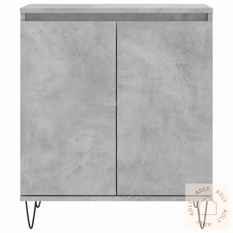 Skjenk Betonggrå 60X35X70 Cm Konstruert Tre