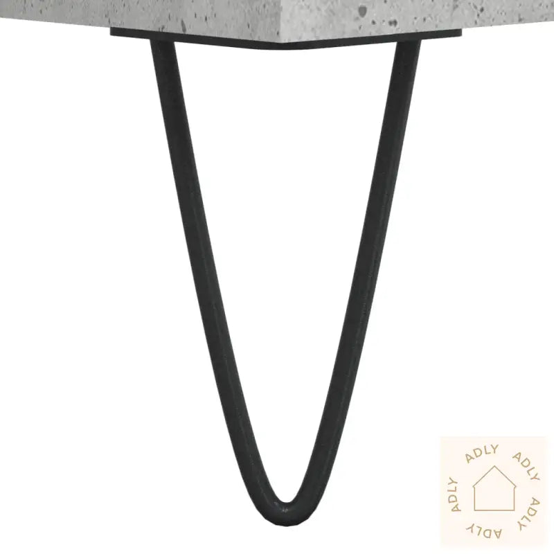 Skjenk Betonggrå 60X35X70 Cm Konstruert Tre