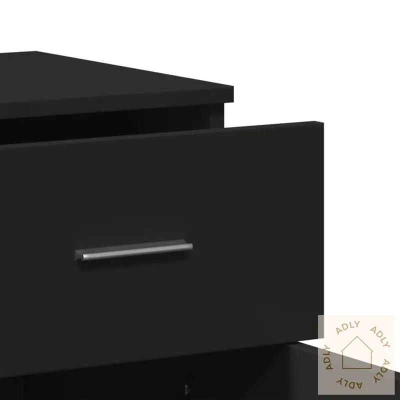 Skjenk Svart 79X38X80 Cm Konstruert Tre