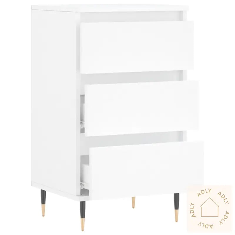 Skjenk Hvit 40X35X70 Cm Konstruert Tre