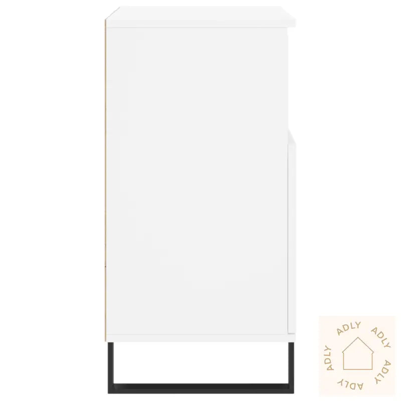 Skjenk Hvit 60X35X70 Cm Konstruert Tre