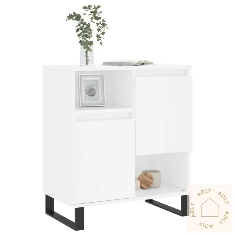 Skjenk Hvit 60X35X70 Cm Konstruert Tre