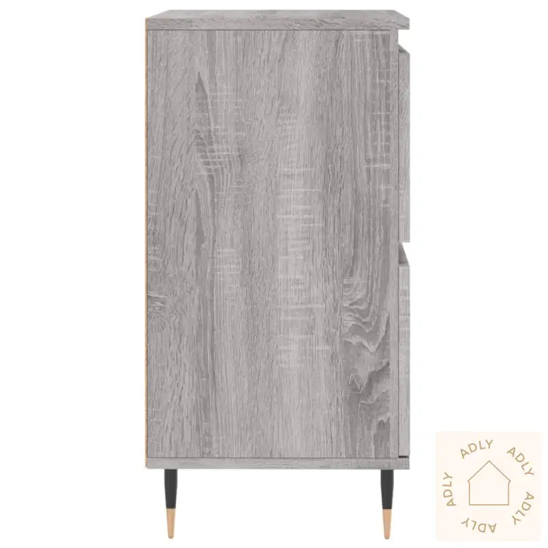 Skjenk Grå Sonoma 60X35X70 Cm Konstruert Tre