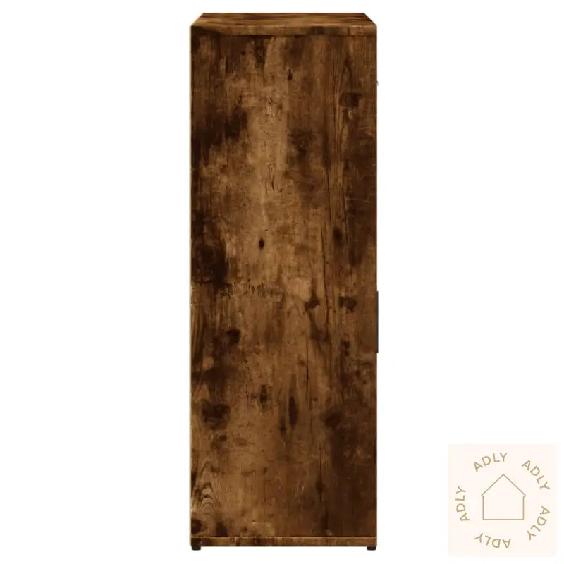 Skjenk Røkt Eik 60X30X84 Cm Konstruert Tre