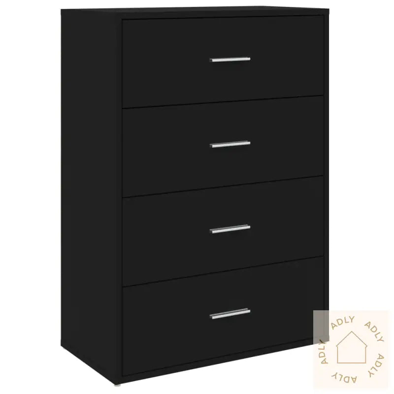 Skjenk Svart 60X31X84 Cm Konstruert Tre