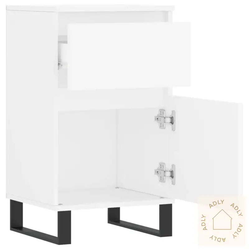 Skjenk Hvit 40X35X70 Cm Konstruert Tre