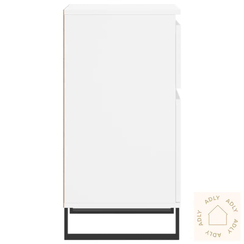 Skjenk Hvit 40X35X70 Cm Konstruert Tre
