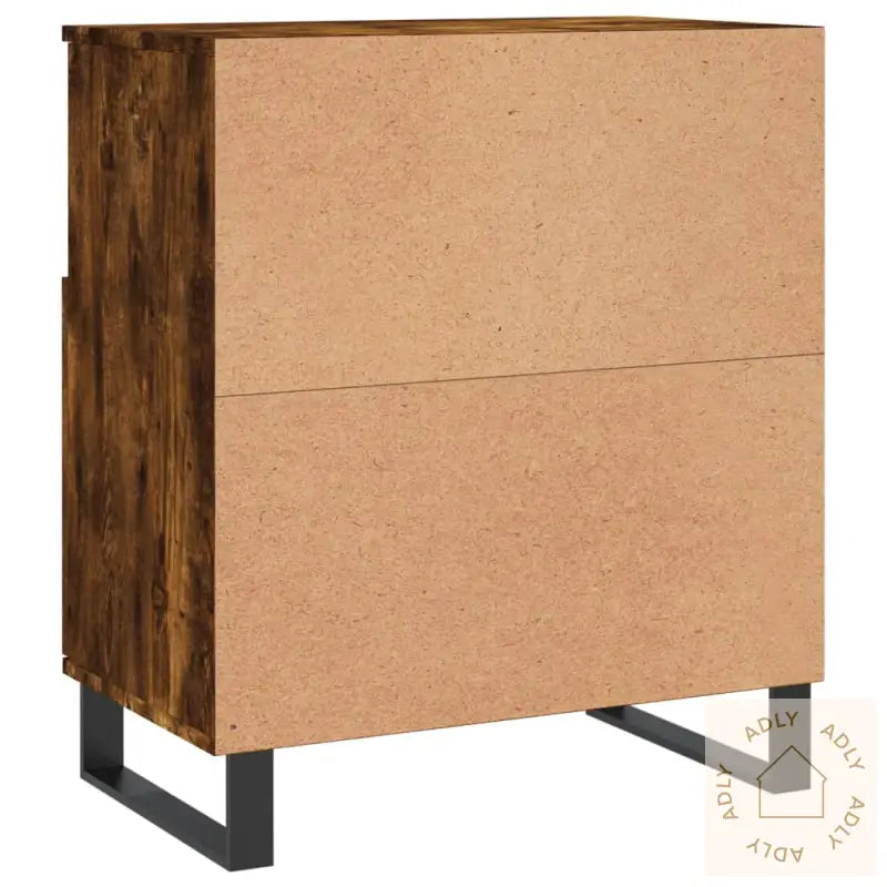 Skjenk Røkt Eik 60X35X70 Cm Konstruert Tre