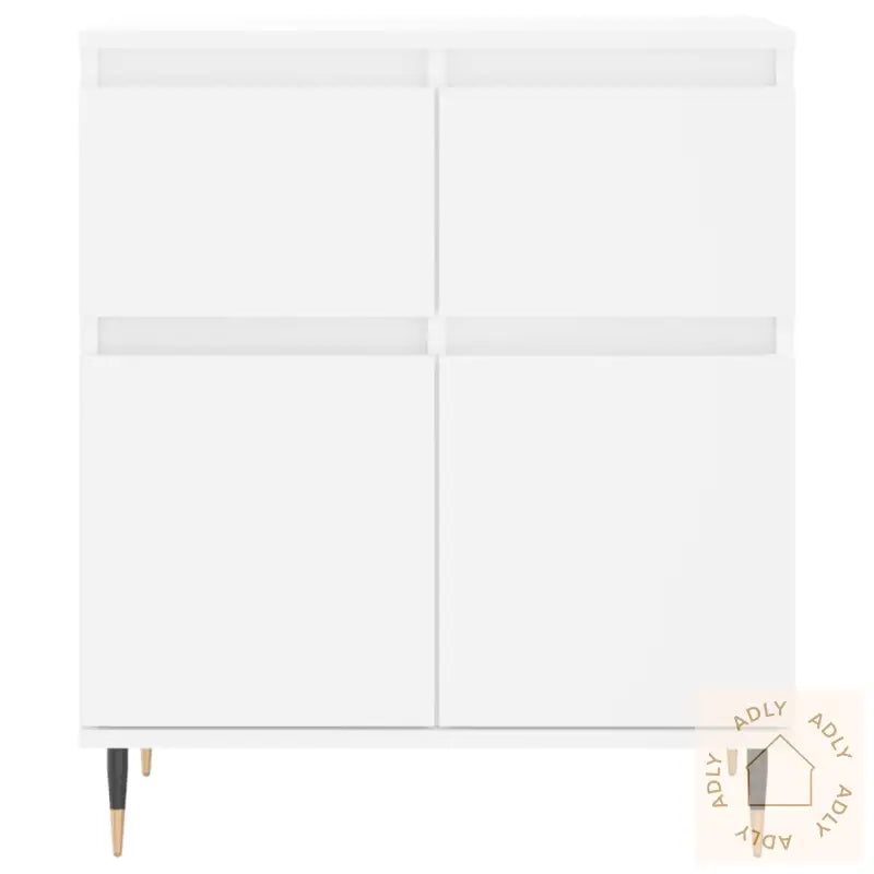 Skjenk Hvit 60X35X70 Cm Konstruert Tre