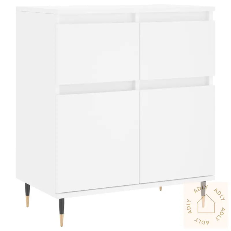 Skjenk Hvit 60X35X70 Cm Konstruert Tre
