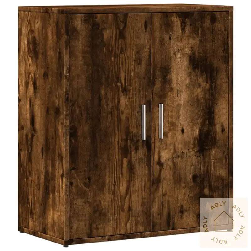 Skjenk Røkt Eik 60X31X70 Cm Konstruert Tre