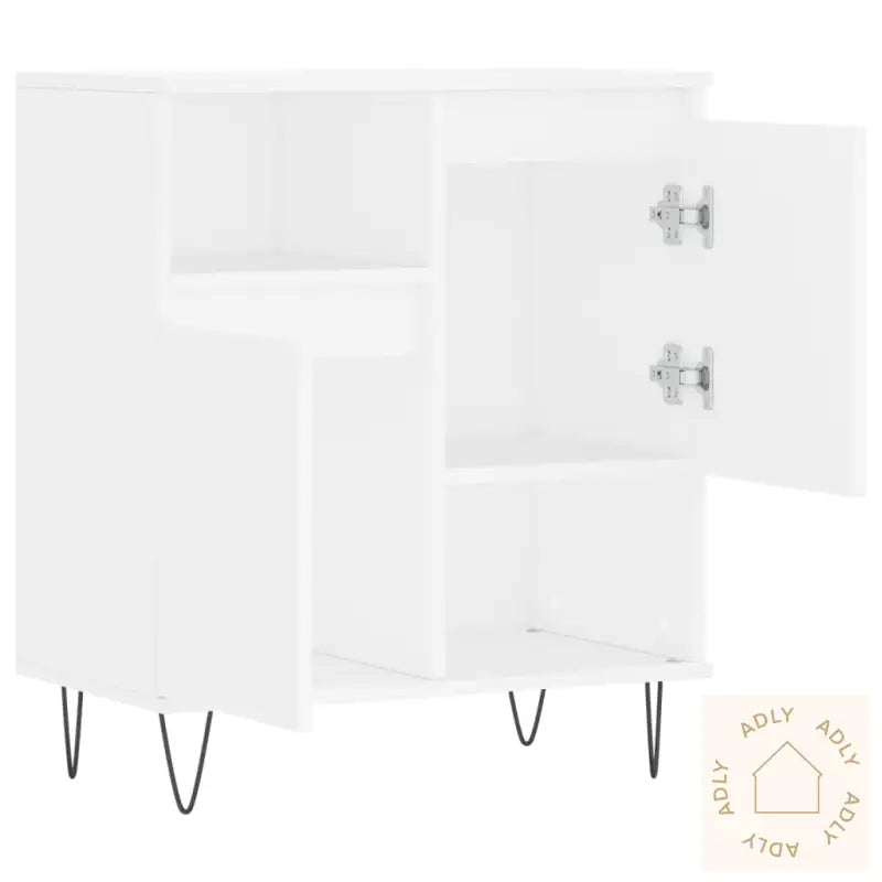 Skjenk Hvit 60X35X70 Cm Konstruert Tre