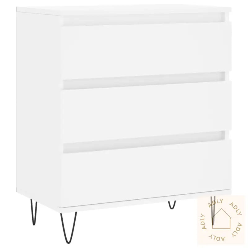 Skjenk Hvit 60X35X70 Cm Konstruert Tre