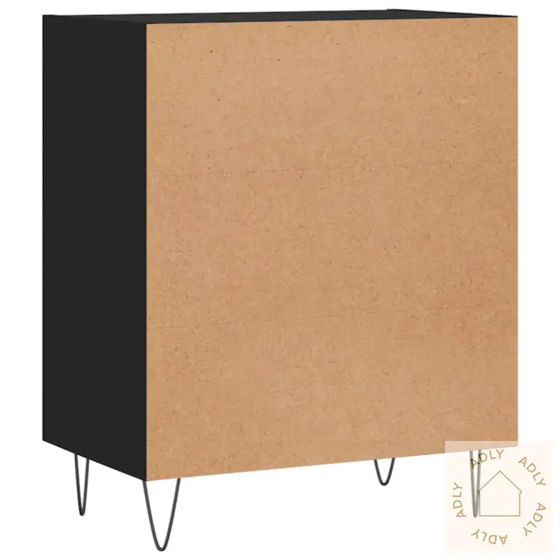 Skjenk Svart 57X35X70 Cm Konstruert Tre