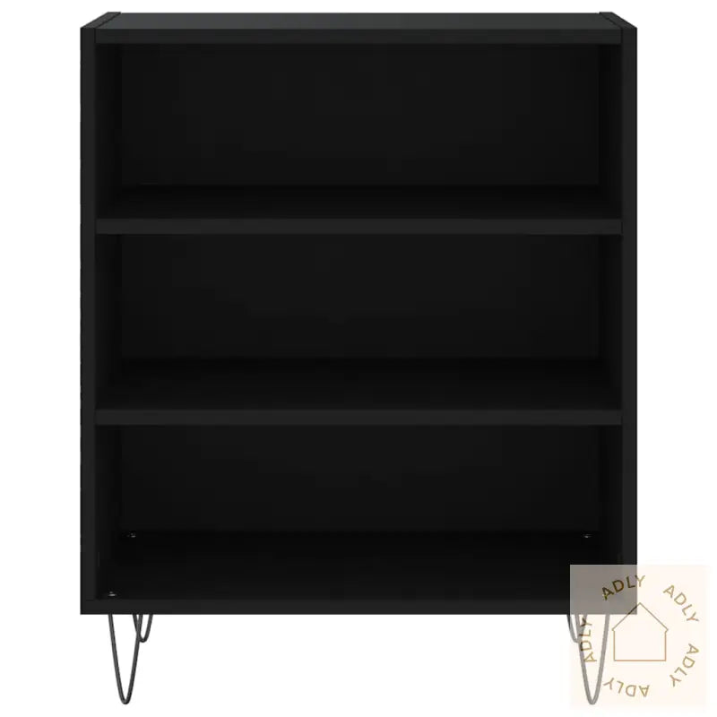 Skjenk Svart 57X35X70 Cm Konstruert Tre