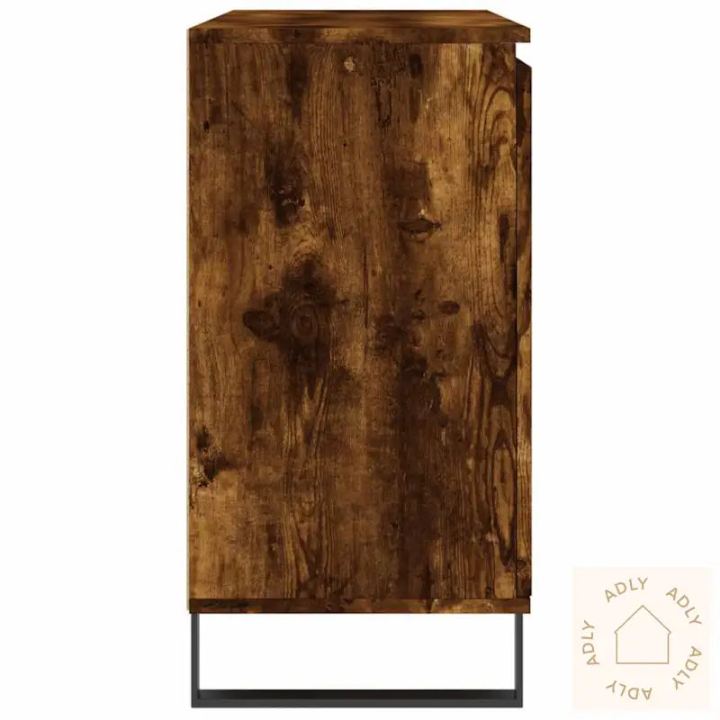 Skjenk Røkt Eik 104X35X70 Cm Konstruert Tre