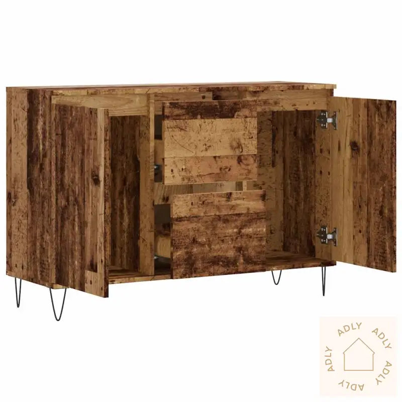 Skjenk Gammelt Tre 104X35X70 Cm Konstruert Tre