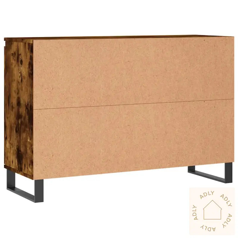 Skjenk Røkt Eik 104X35X70 Cm Konstruert Tre