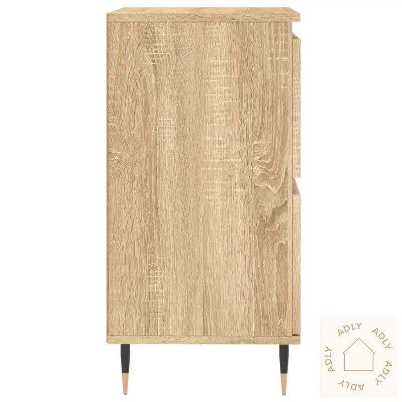 Skjenk Sonoma Eik 60X35X70 Cm Konstruert Tre