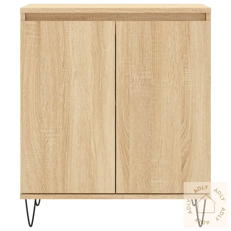 Skjenk Sonoma Eik 60X35X70 Cm Konstruert Tre