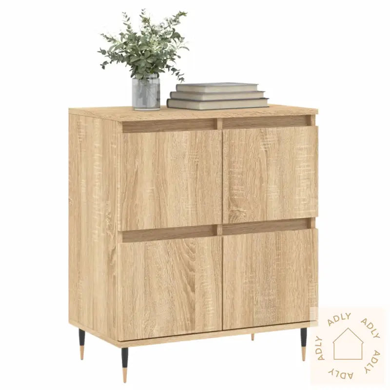 Skjenk Sonoma Eik 60X35X70 Cm Konstruert Tre