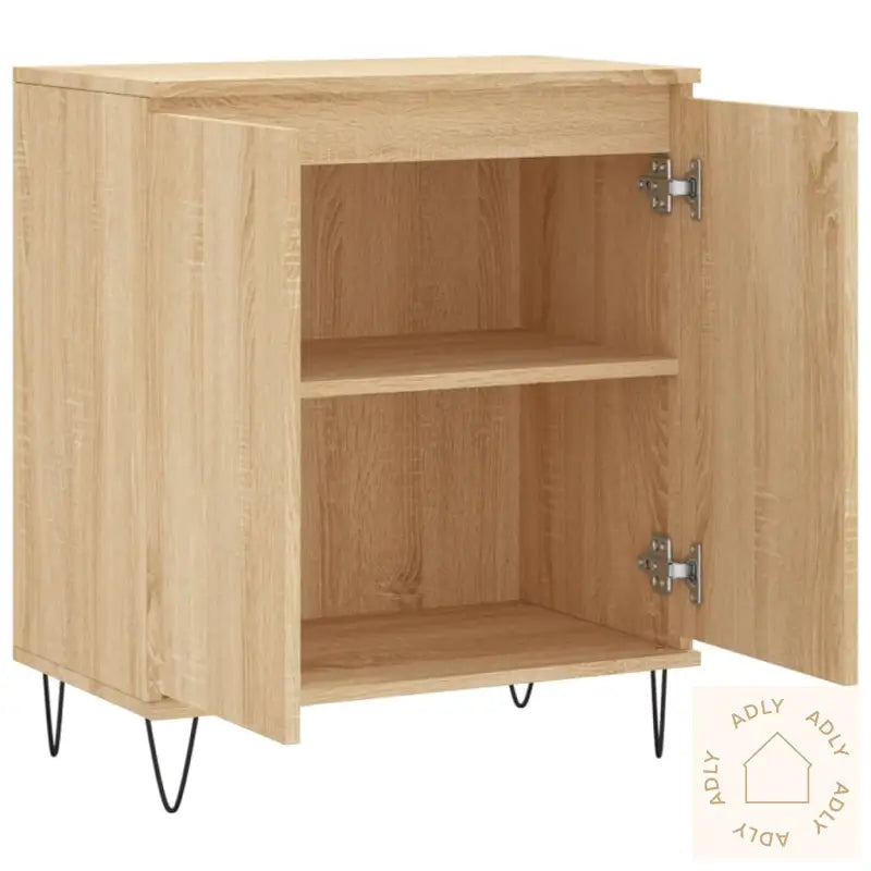 Skjenk Sonoma Eik 60X35X70 Cm Konstruert Tre