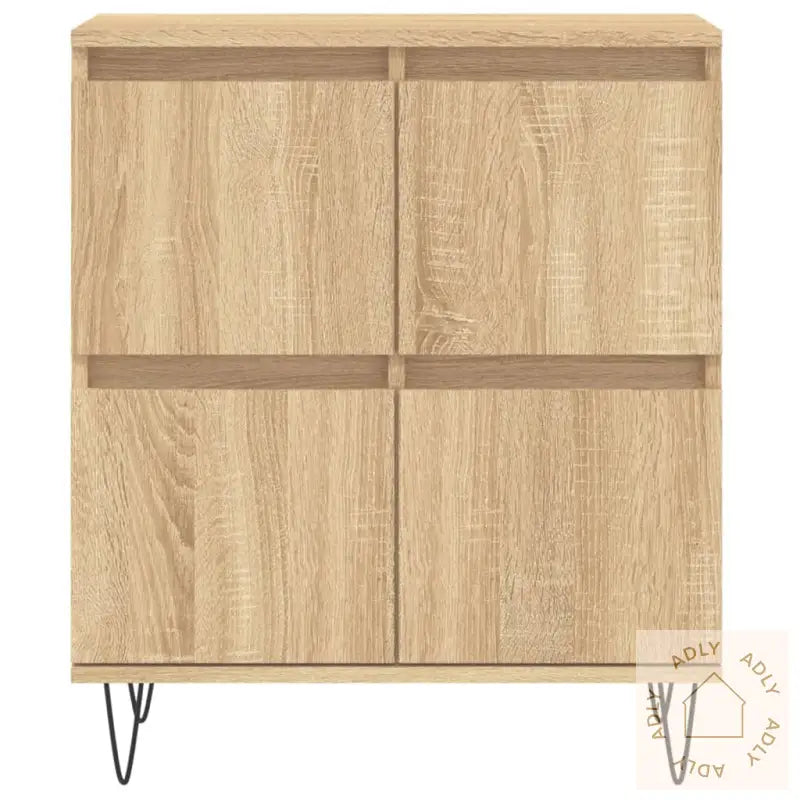 Skjenk Sonoma Eik 60X35X70 Cm Konstruert Tre