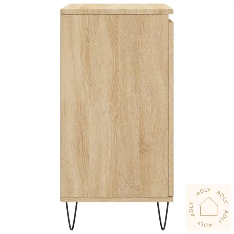 Skjenk Sonoma Eik 60X35X70 Cm Konstruert Tre