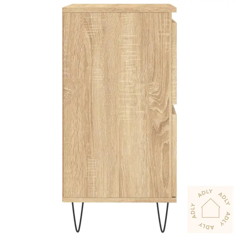 Skjenk Sonoma Eik 60X35X70 Cm Konstruert Tre