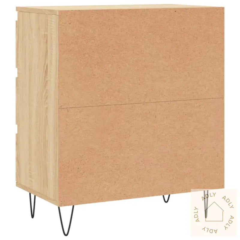 Skjenk Sonoma Eik 60X35X70 Cm Konstruert Tre