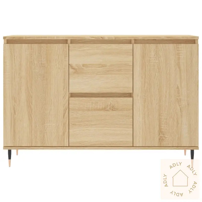 Skjenk Sonoma Eik 104X35X70 Cm Konstruert Tre